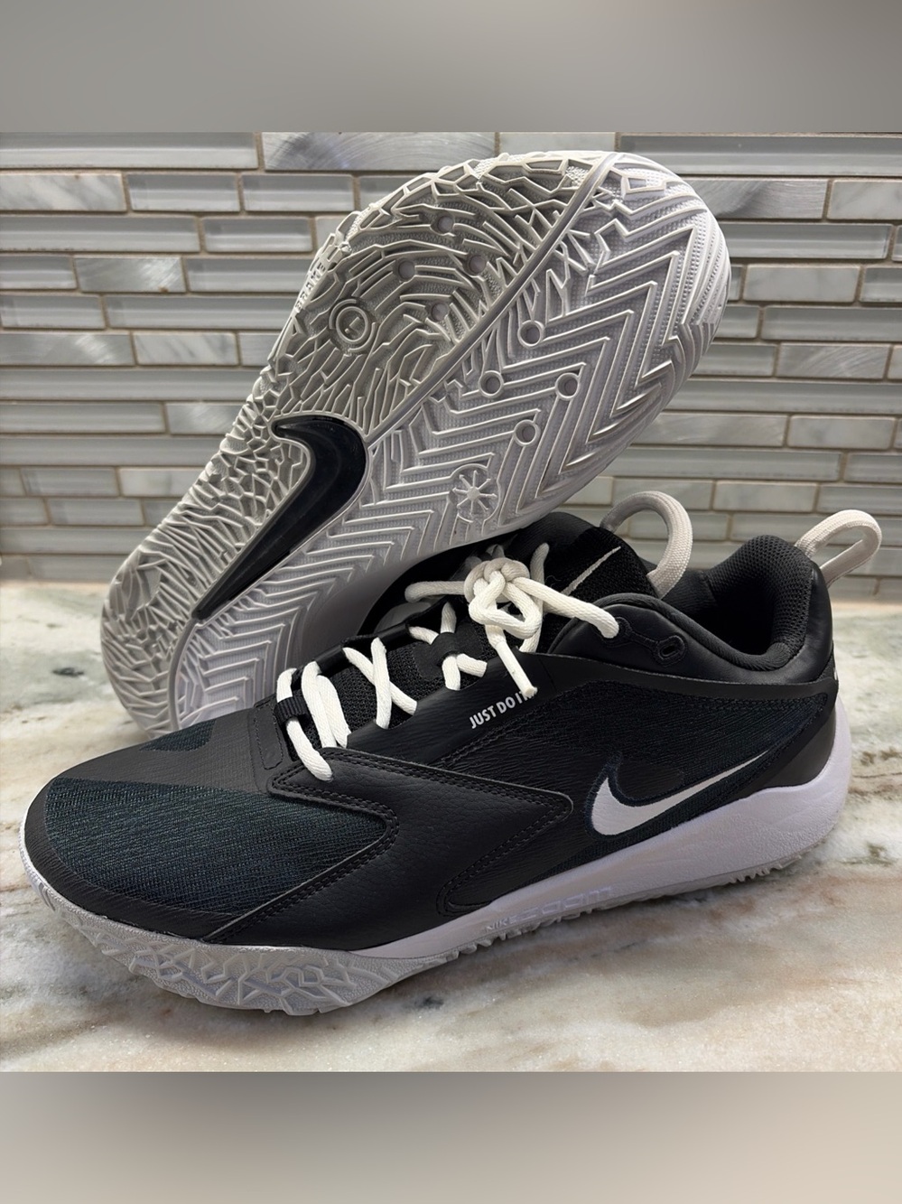 Nike HyperAce 3 Volleyball Shoes Black/Anthracite/White Unisex Size 8M /10W New